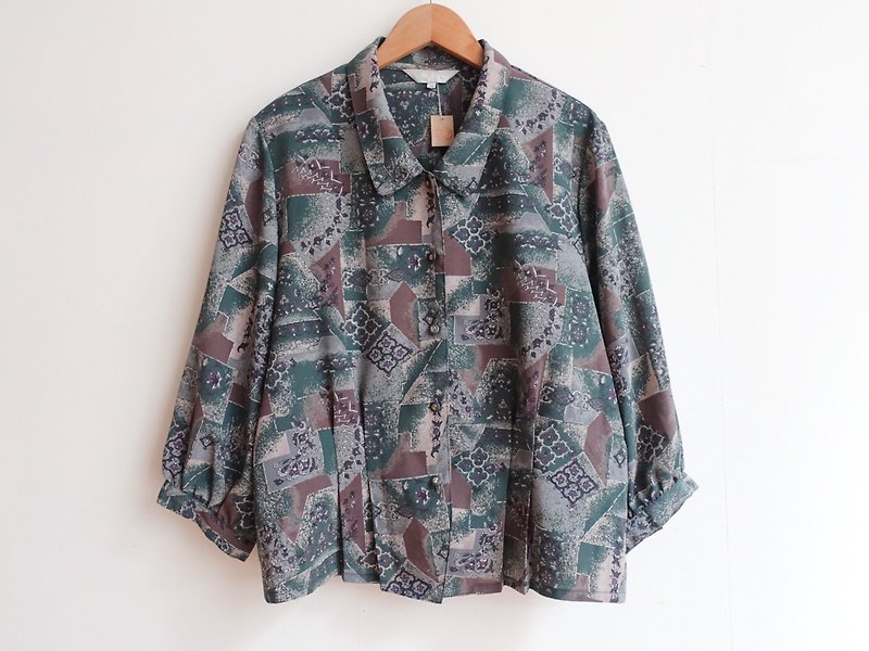Vintage / 襯衫 / 長袖 no.336 tk - 女襯衫 - 聚酯纖維 多色