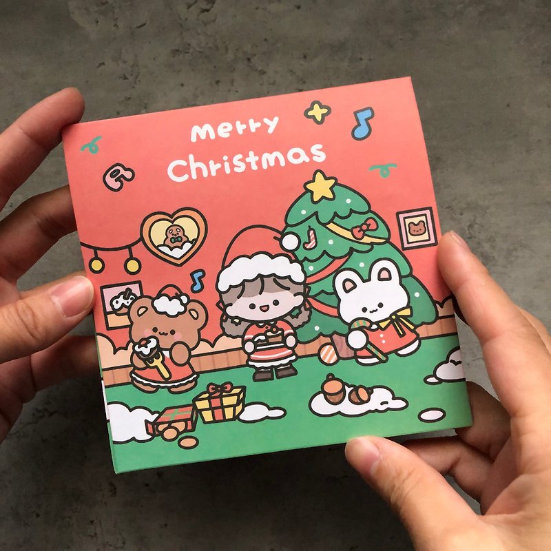 【聖誕卡片】立體聖誕卡片 聖誕卡片 聖誕節 聖誕禮物 聖誕卡 - 心意卡/卡片 - 紙 