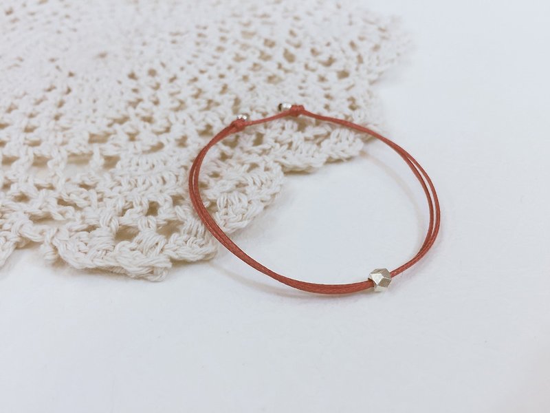 Charlene💕 traction bracelet 💕 - jewelry size is only S, this page S + lucky red thread - สร้อยข้อมือ - โลหะ สีเงิน