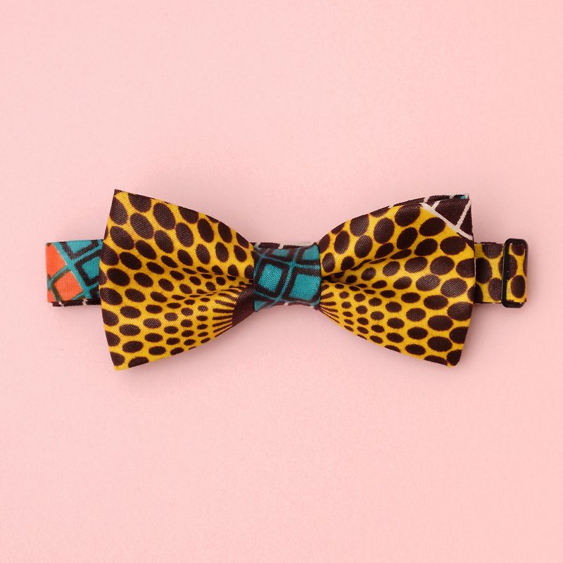 African Wax Print Bow Tie - Ties & Tie Clips - Cotton & Hemp Multicolor