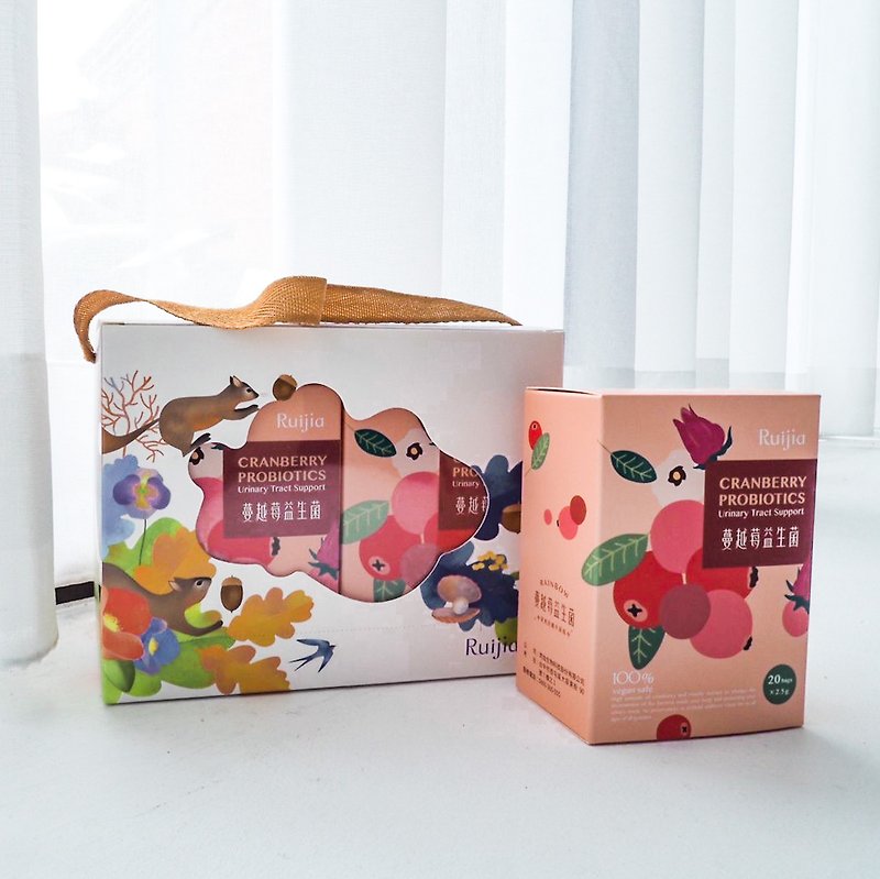 【母親節禮盒】蔓越莓益生菌四入/全素 - 保健/養生 - 濃縮/萃取物 粉紅色