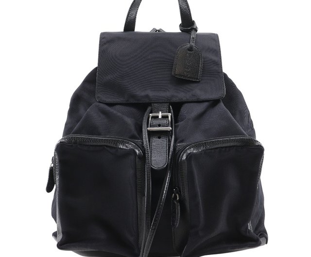 GUCCI リュックサック バックパック レザー ナイロン 黒 019 2058 日本直送】グッチGUCCI リュック・デイパック019.2058.0173.5