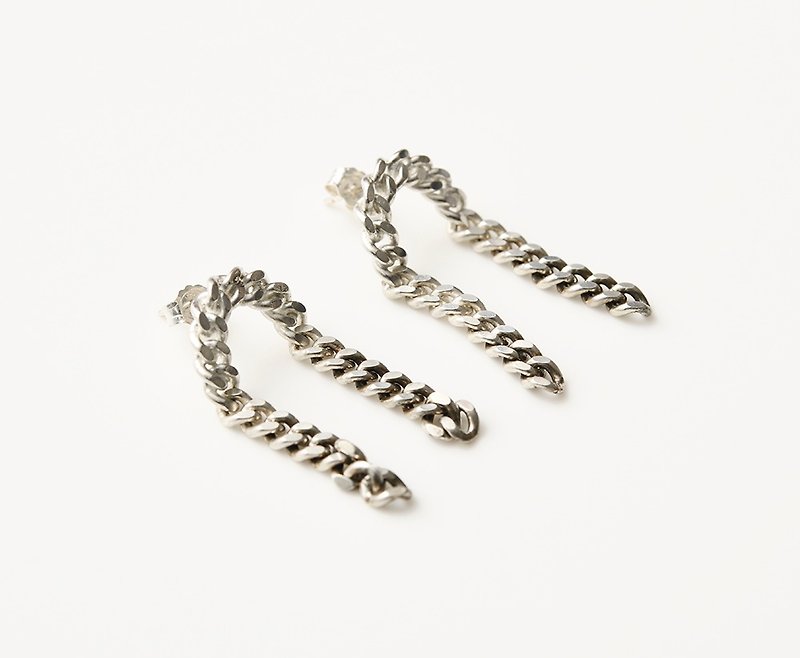 CP164 - Earrings & Clip-ons - Other Metals Silver