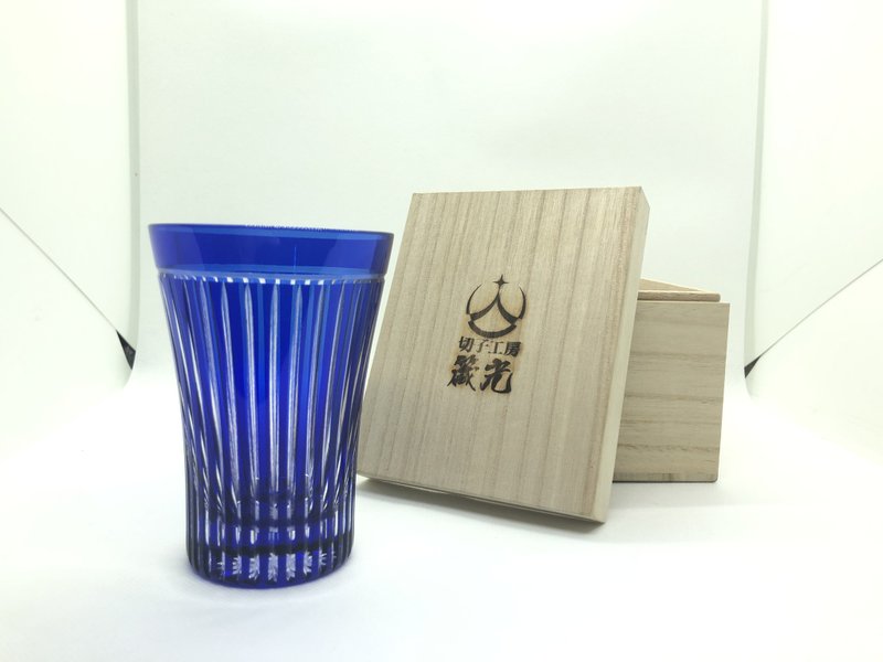 竹林タンブラー - 玻璃杯 - 玻璃 藍色