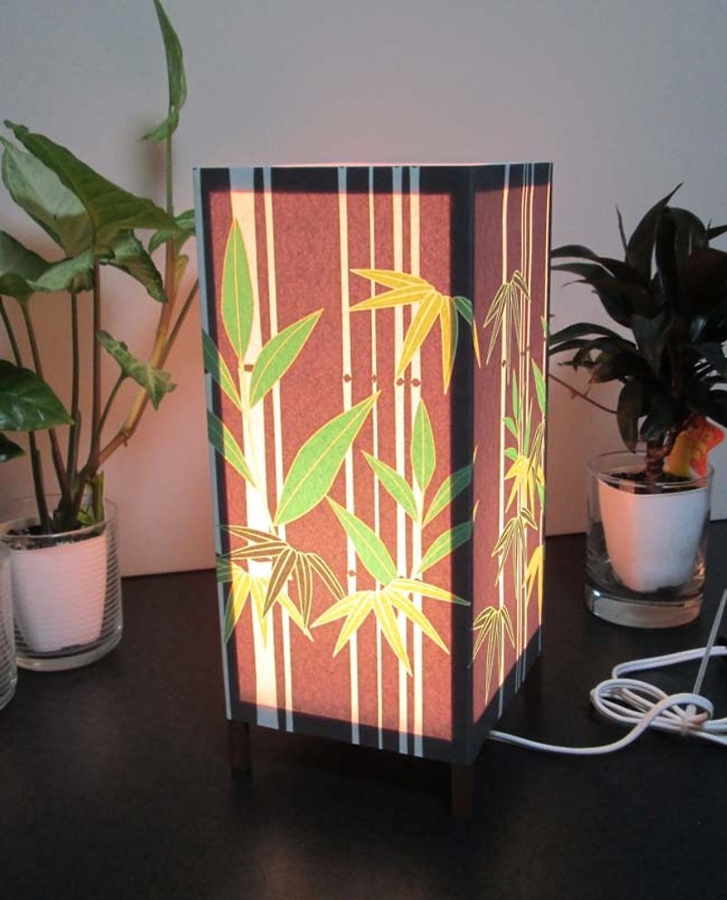 The mystery of Sasamachi «Dream lighting» Peace and healing will be resurrected! ★ Decorative light stand - Lighting - Paper Green