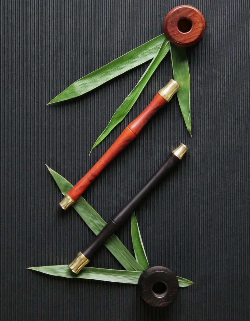 Zen Bamboo Pen Rosewood Signature Pen Customizable Engraving - อุปกรณ์เขียนอื่นๆ - ไม้ 