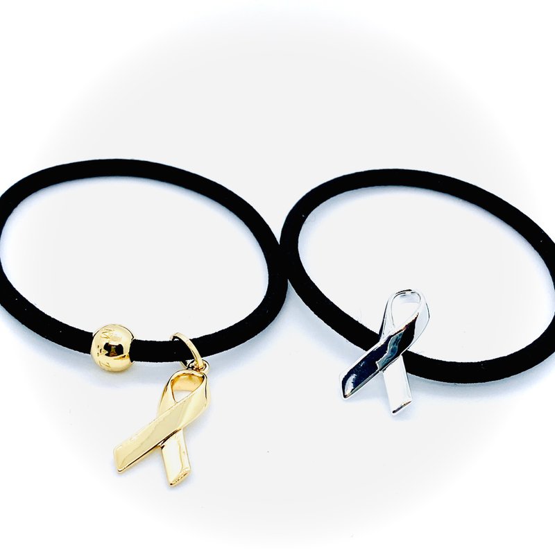 Awareness Ribbons Hair Accessories Style3 - เครื่องประดับผม - อลูมิเนียมอัลลอยด์ สีเงิน