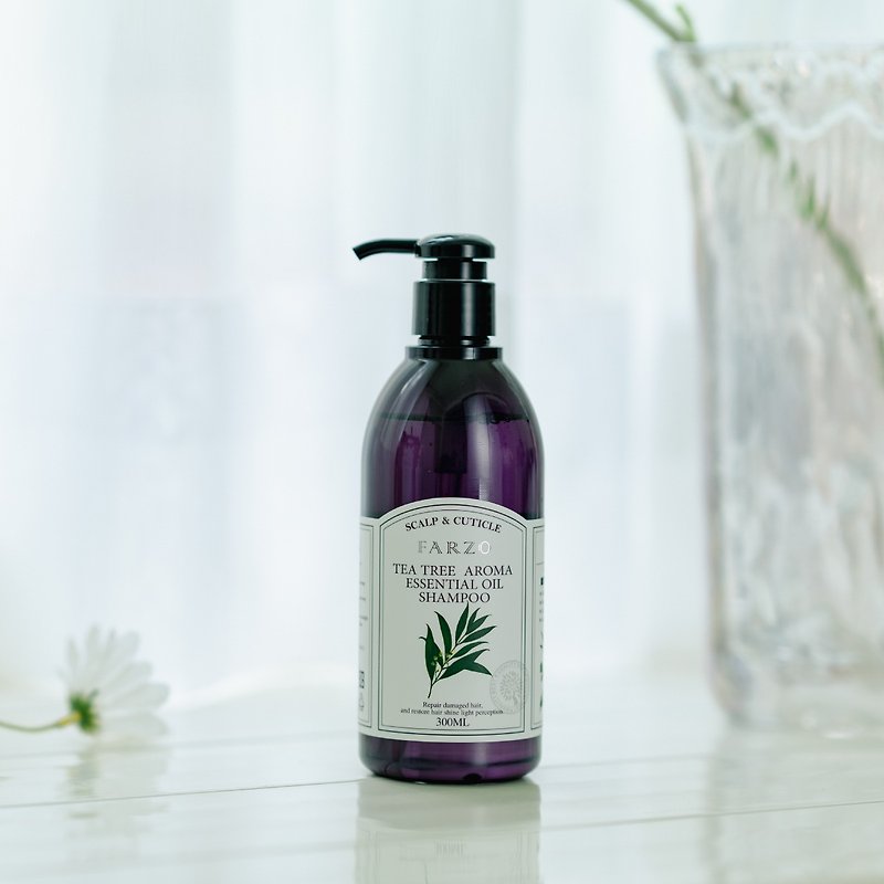 Tea tree essential oil shampoo 300ml - แชมพู - พืช/ดอกไม้ สีเขียว
