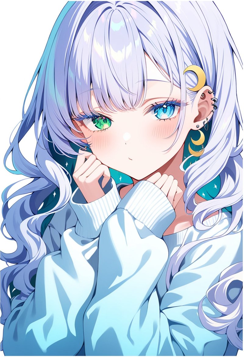 オリジナル人物ステッカー　No.382 - 貼紙 - 紙 