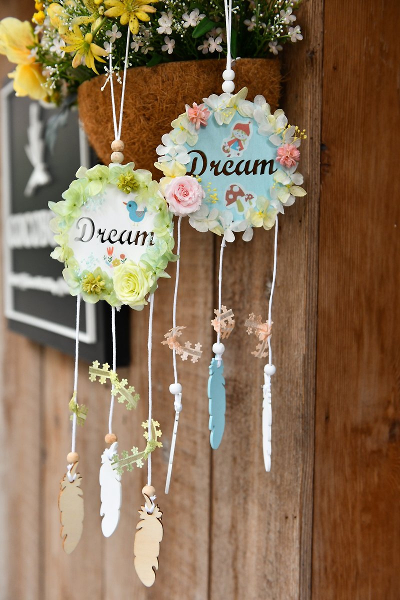 Dream Catcher captures dreams - Wreath ornaments, stellar flowers, dry flowers, parent-child floral courses - Plants & Floral Arrangement - Plants & Flowers 