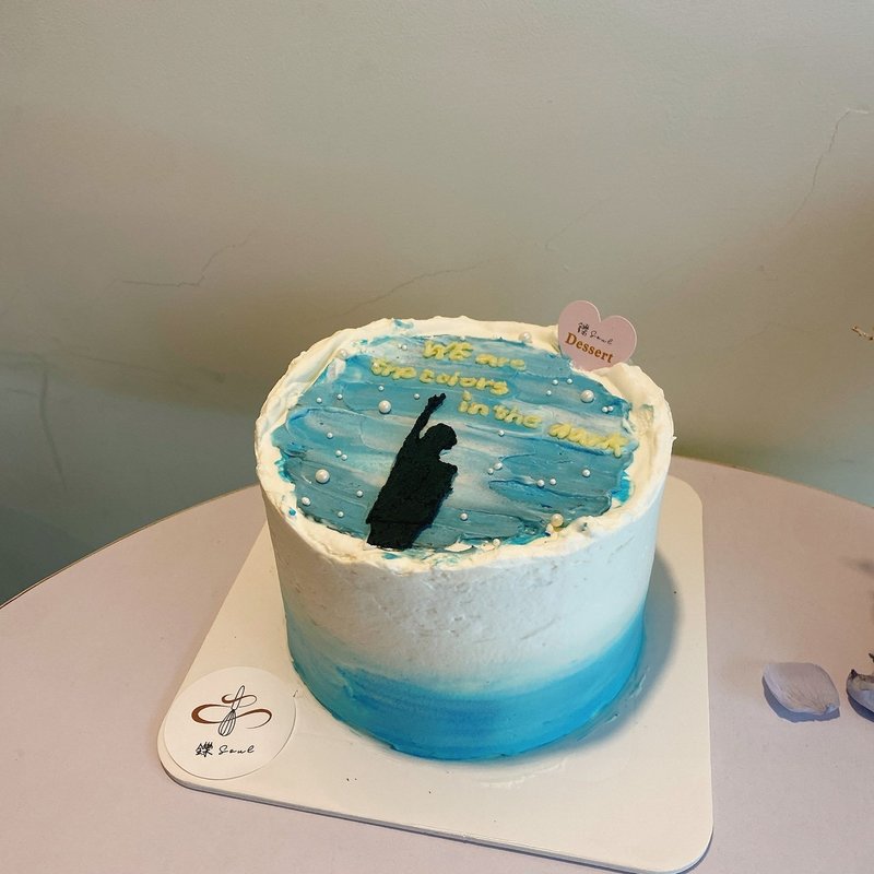 滿版繪圖蛋糕 剪影繪圖 題字蛋糕 生日蛋糕 鑠甜點 客製化 紀念日 - 蛋糕/甜點 - 新鮮食材 