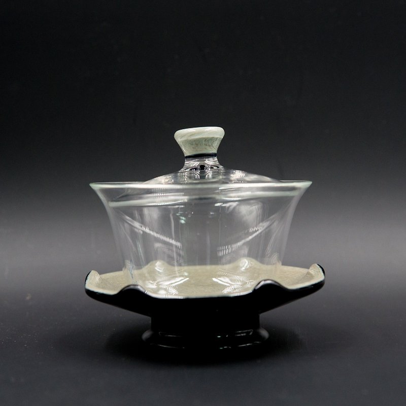 Since Slow Hall Glass Cover Cup Color Slag Series - Teapots & Teacups - Glass 