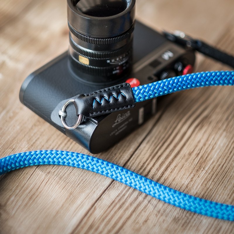 藍色 相機帶 法國登山繩 復古手工 菲林相機 禮物 攝影 BEAL - 相機包/相機袋 - 尼龍 