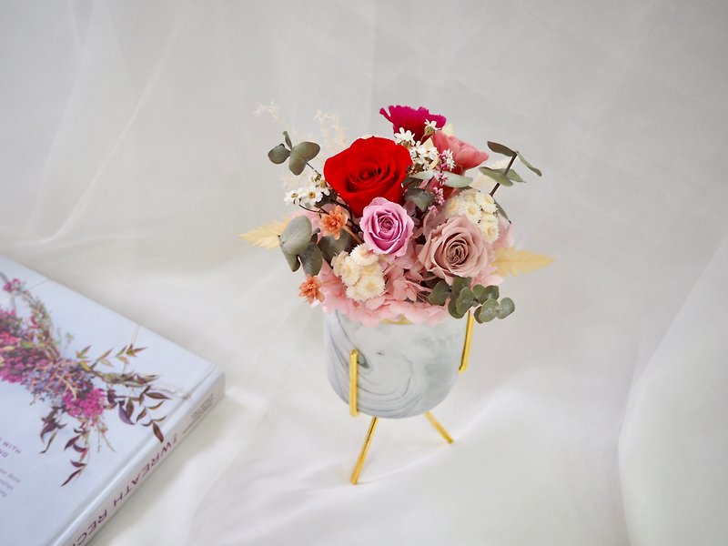 [GFD] marble table flower - no flower / flower ceremony / new home gift / opening celebration - Dried Flowers & Bouquets - Plants & Flowers 