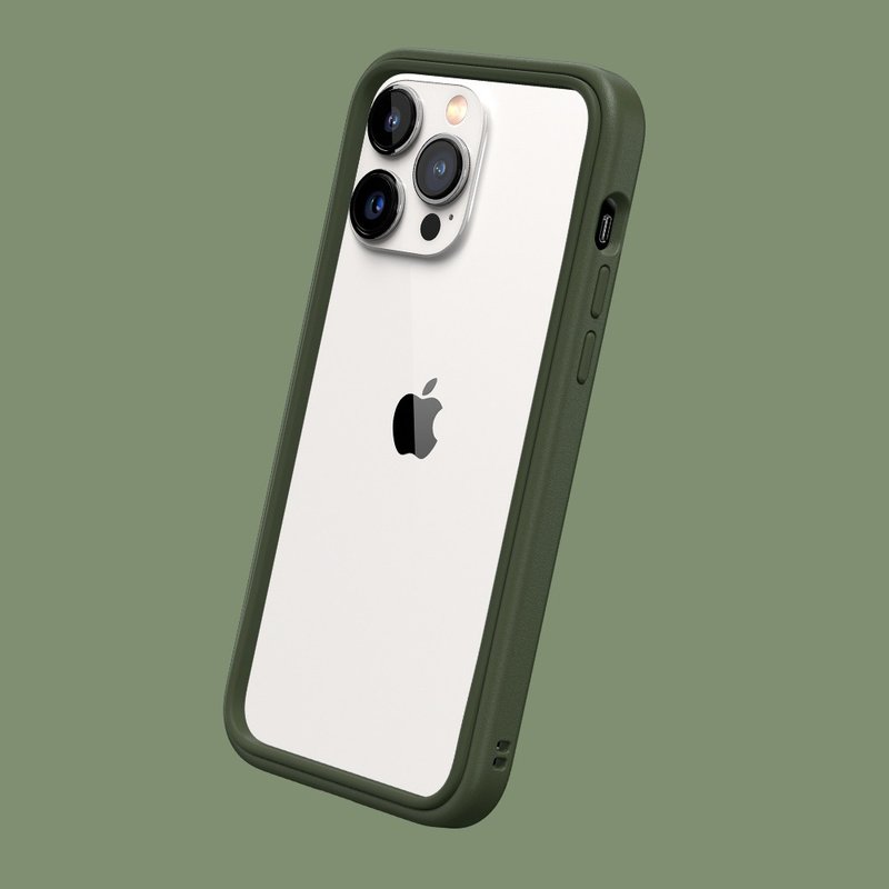 CrashGuard NX模組化防摔邊框殼-軍綠 for iPhone 14系列 - 手機配件 - 塑膠 綠色
