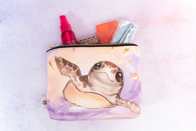 Cosmetic Bag/Storage Bag Series (Large)-Turtle Dawu Flying Fish Cat