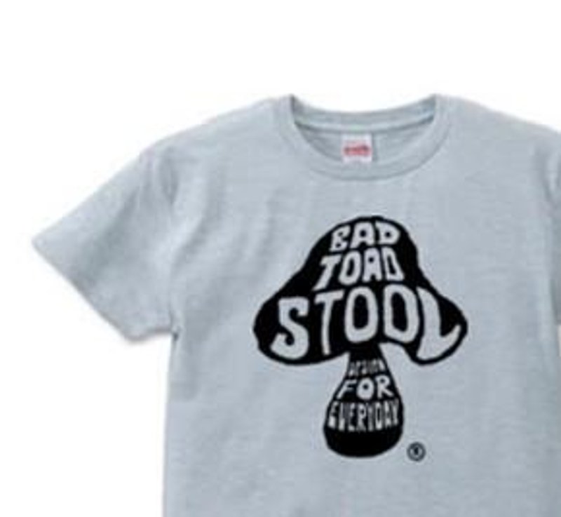 Mushrooms XS (women XS ~ S) T-shirt order product] - Unisex Hoodies & T-Shirts - Cotton & Hemp Gray