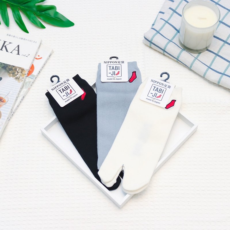 TABI-JI Nara Foot Pocket Socks (Split Toe Socks)-Ankle Socks(23-25cm)-LOGO
