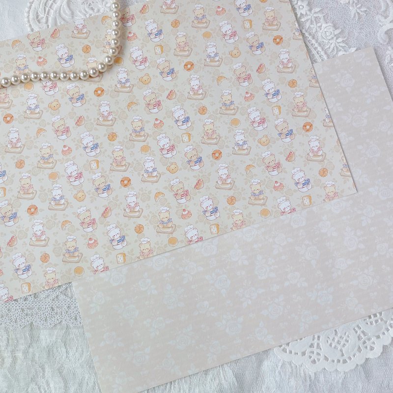 bear make design paper - その他 - 紙 多色
