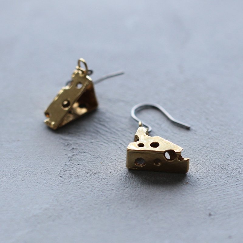 おいしいチーズ | ピアス | イヤリング | P356 - 耳環/耳夾/耳骨夾 - 其他金屬 金色