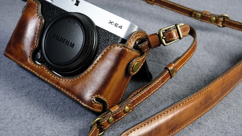 FUJIFILM X-E4 SERIES leather case - กล้อง - หนังแท้ 