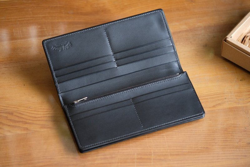 MILDY HANDS - LW05 馬臀皮長夾 Long Wallet Japanese Cordovan - 錢包/皮夾/長短夾 - 真皮 黑色