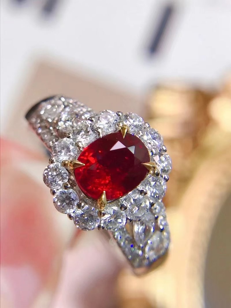 Taipei Aos Jewelry non-fired ruby ​​ring - แหวนทั่วไป - เครื่องเพชรพลอย 