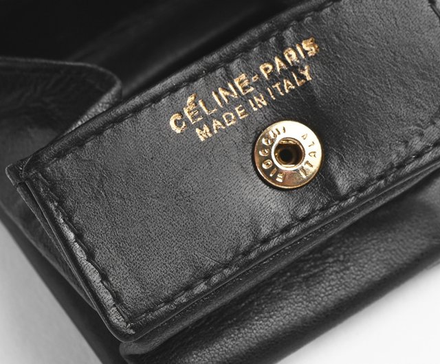 Celine Vintage Leather Compact Wallet