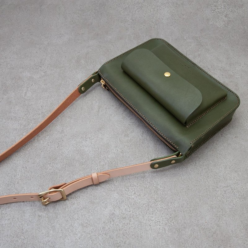 Shoulder bag Genuine Leather High capacity - กระเป๋าแมสเซนเจอร์ - หนังแท้ หลากหลายสี