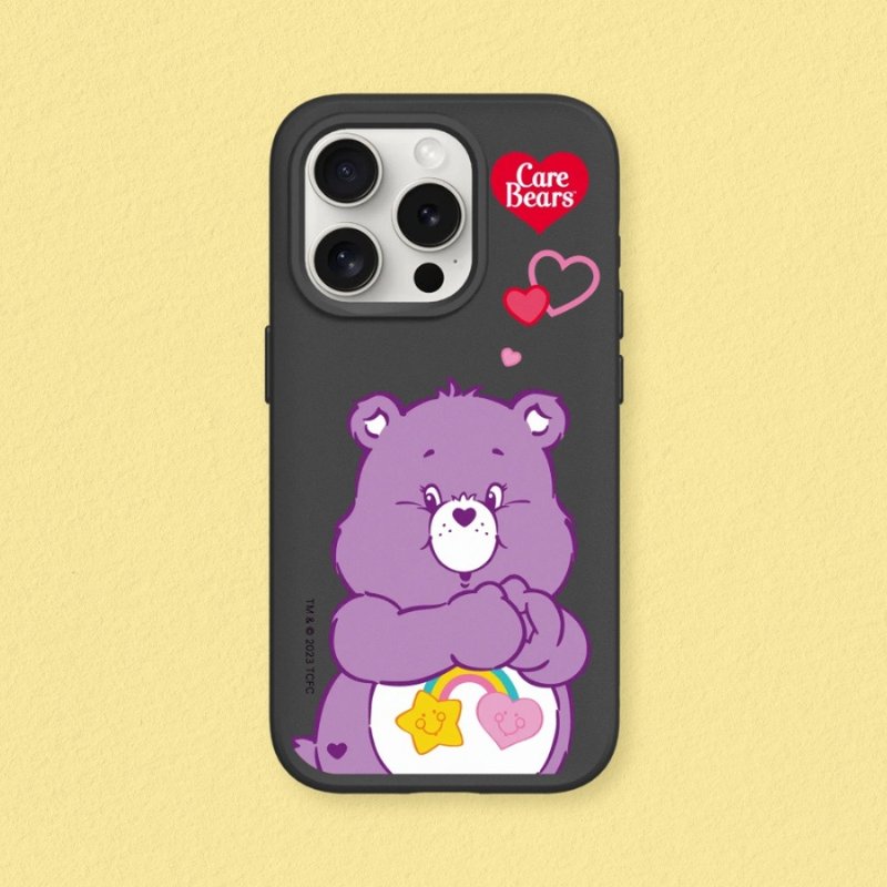 SolidX強化吸震緩衝防摔手機殼∣Care Bears/Best Friend Bear - 手機殼/手機套 - 塑膠 多色