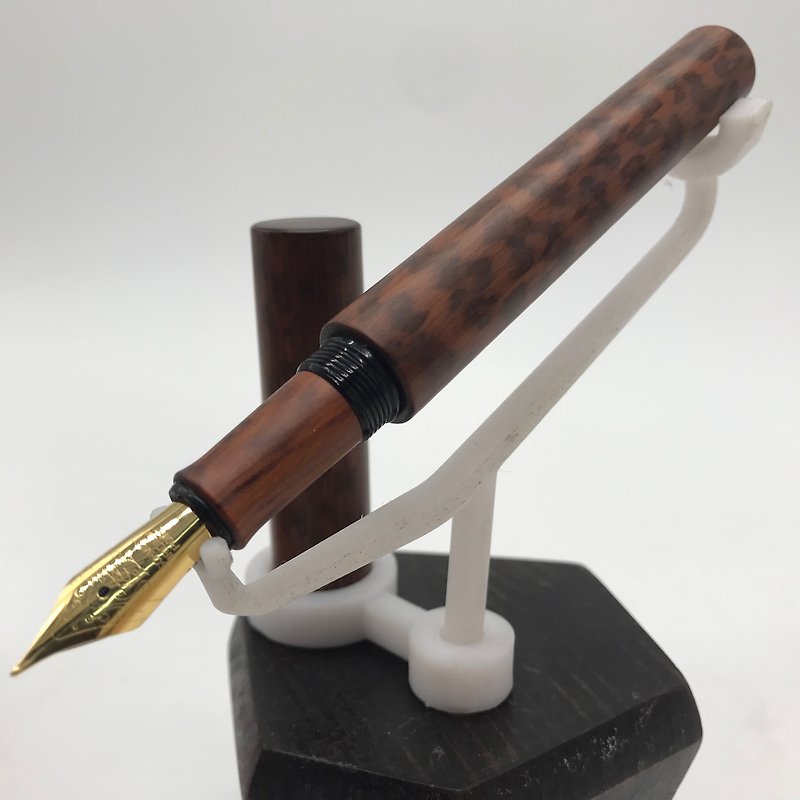 MicForest/Limited Commodity-Log Pen-Snake Wood - Fountain Pens - Wood Brown