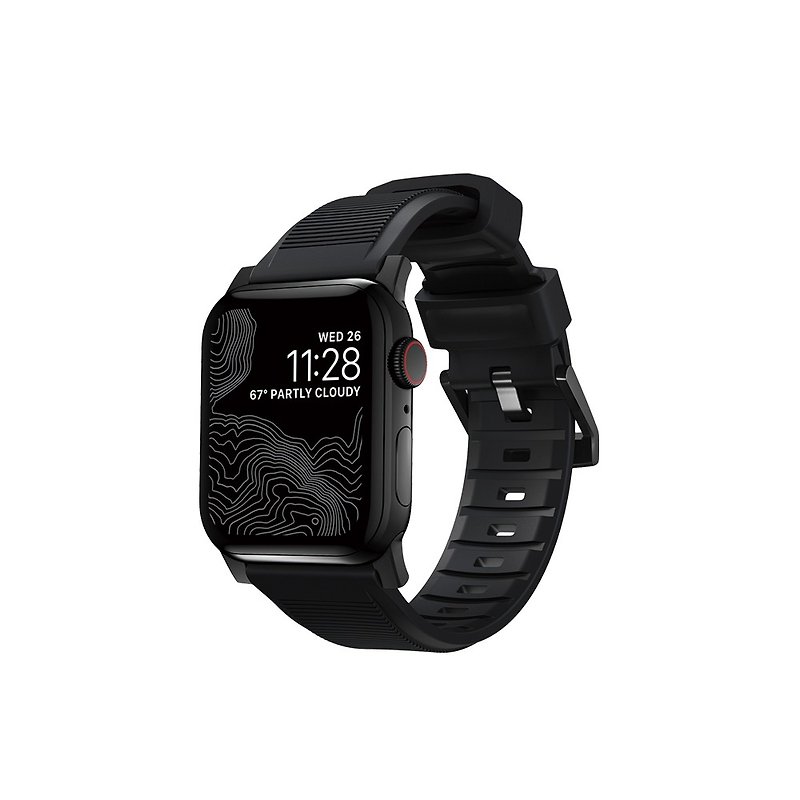 US NOMAD Apple Watch special high-performance rubber strap 38/40mm black 856500018751 - อื่นๆ - ยาง สีดำ