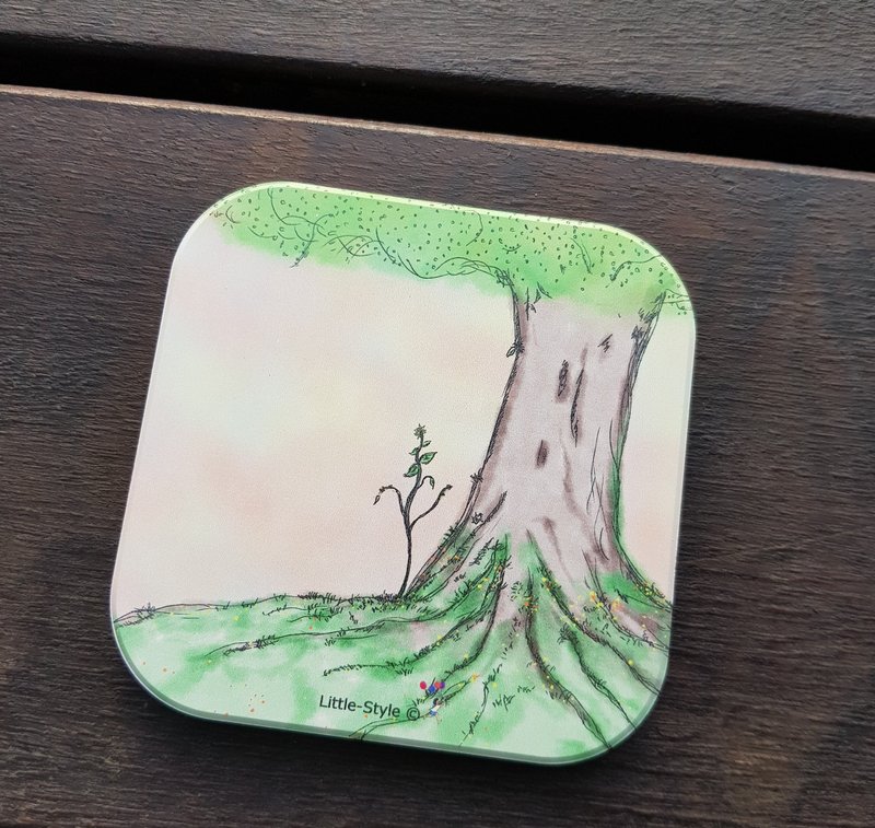 吸収性コースター-活力に満ちています - コースター - その他の素材 ホワイト