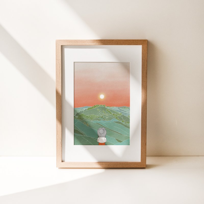 Light | Art Print | A3 | A4 | malut - Posters - Paper 