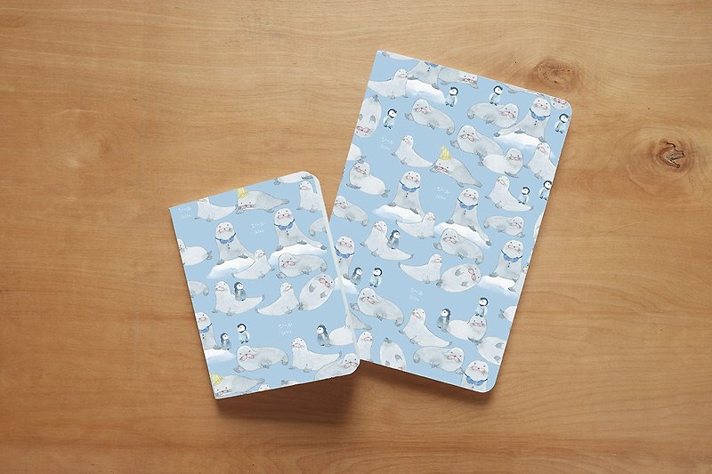 Notebook set : Seal Colony (set of 2) - Notebooks & Journals - Paper Transparent