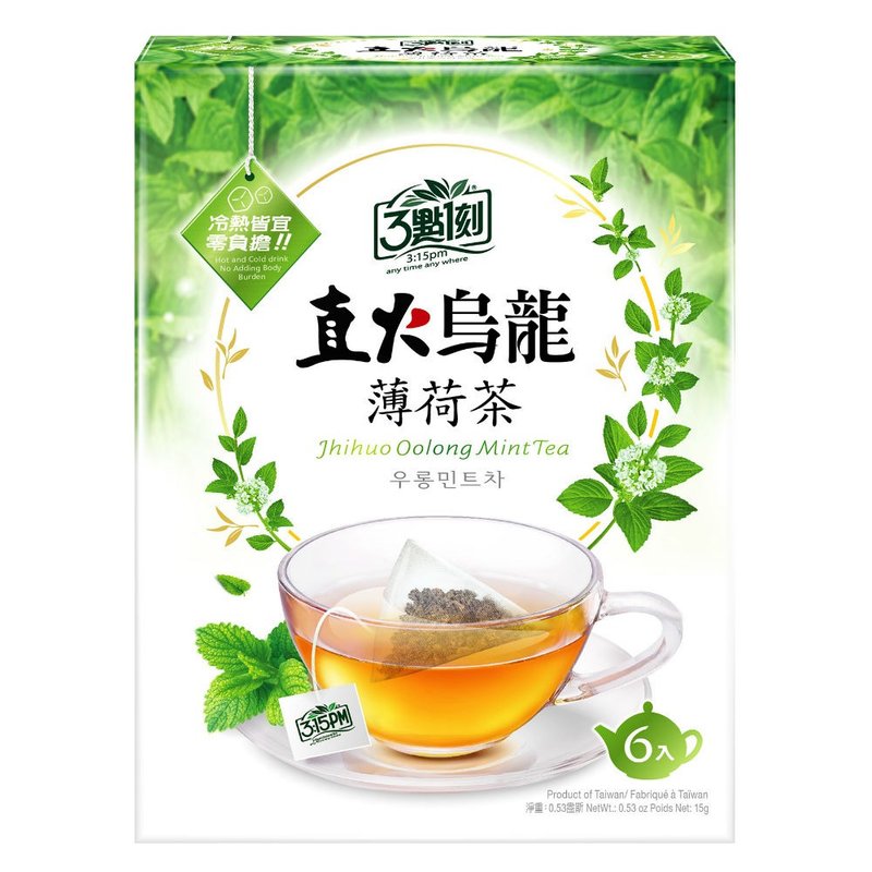 [3:1 tick] Direct Fire Oolong Mint Tea 6pcs/box - ชา - วัสดุอื่นๆ สีเขียว