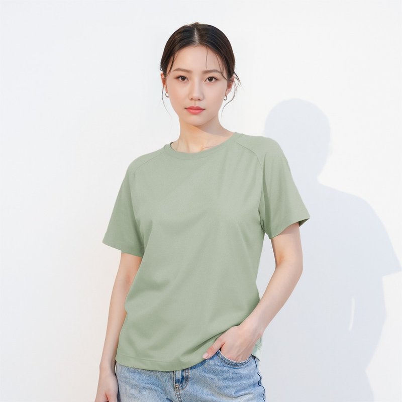 CueSkin 涼感機能衣 女 | 短袖 圓領 落肩款 - 運動上衣/排汗衫 - 其他人造纖維 多色