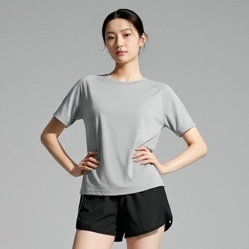 Aero 冽風機能衣 | 拉克蘭袖圓領 涼感 吸汗快乾 防曬 戶外 - 運動上衣/排汗衫 - 其他人造纖維 多色