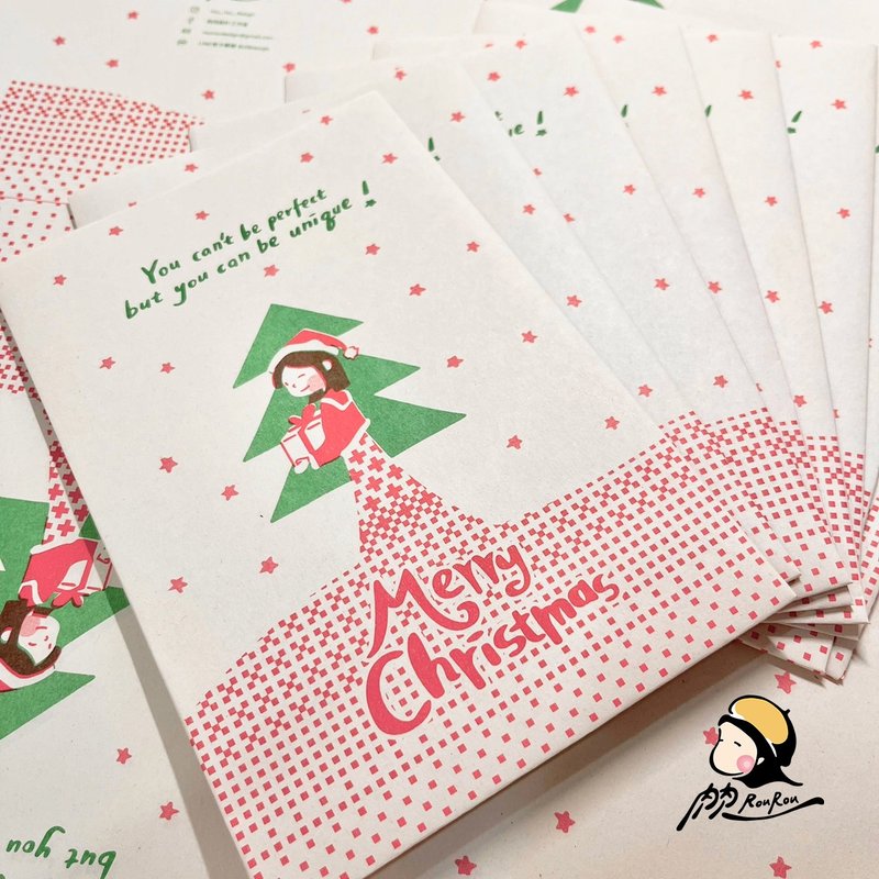 Xmas Christmas envelope add-on purchase [RouRouDesign] - Envelopes & Letter Paper - Paper Red