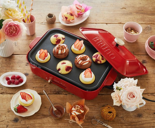 BRUNO - Compact Hot Plate Red BOE021-RD - Shop bruno-hk Kitchen Appliances  - Pinkoi