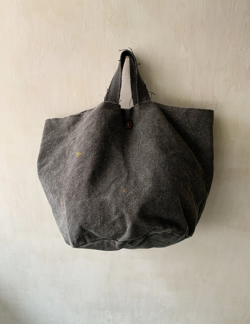 Canvas bag--autumn park - กระเป๋าถือ - ผ้าฝ้าย/ผ้าลินิน 