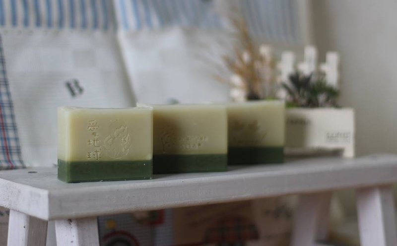 甜乳酪寶貝皂 - 沐浴露/番梘 - 植物．花 綠色