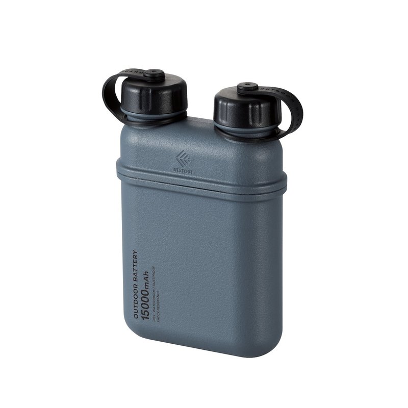 ELECOM NESTOUT outdoor power bank 15000 gray - Camping Gear & Picnic Sets - Other Materials Gray