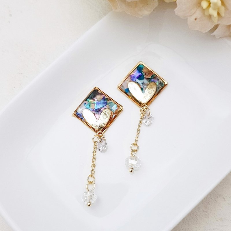 心之所向  -  夾式耳夾 不鏽鋼耳針 矽膠耳針 - 耳環/耳夾/耳骨夾 - 其他材質 多色