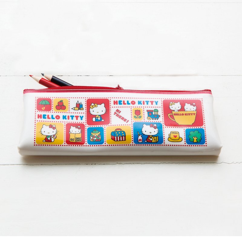 Hello Kitty Retro Classic Collection Issue 8 Pencil Case - Pencil Cases - Polyester White