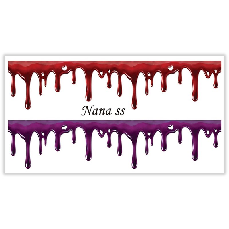 Bloodline 1 sticker (nanass) - 貼紙 - 紙 多色