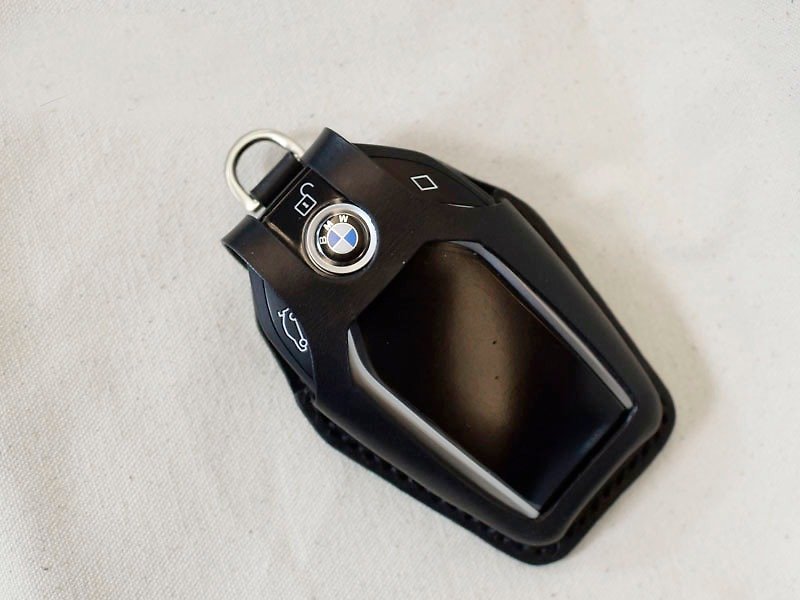 YOURS手工皮件 BMW智慧型車鑰匙‧皮套 - 鑰匙圈/鑰匙包 - 真皮 