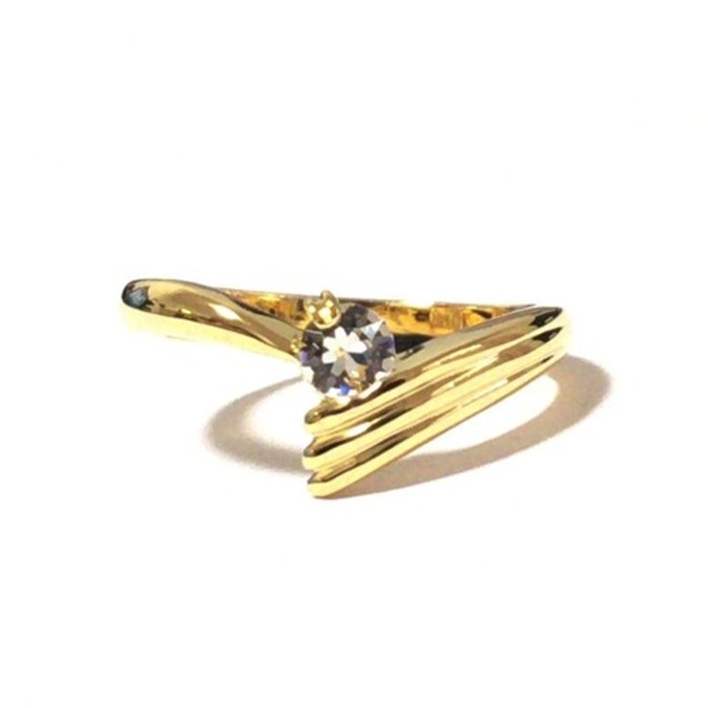 Angel Wing Ring (ピンキーリング可) - 戒指 - 其他金屬 金色