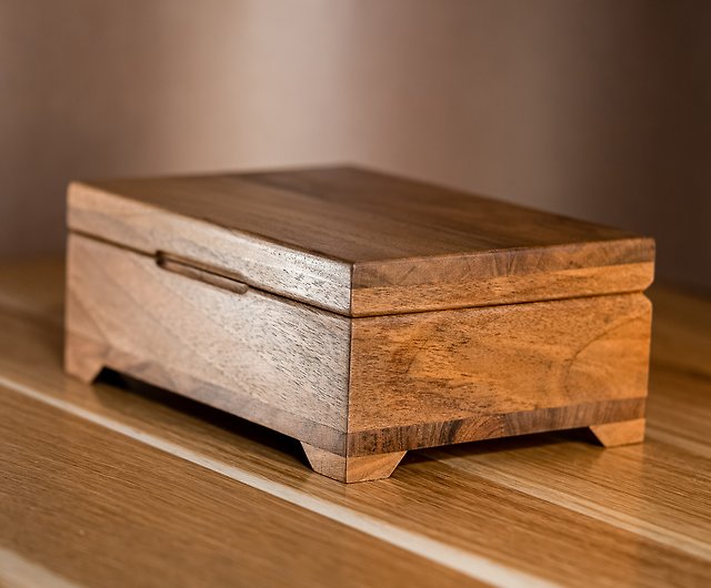 木製ボックス、木製記念品ボックス、木製チェスト収納ボックス、手作り ...