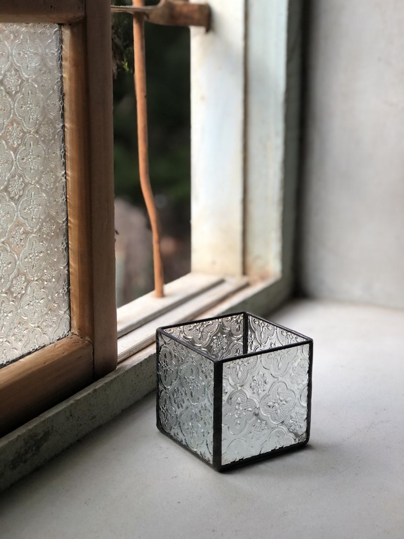 海棠花手工鑲嵌花器(小) - 擺飾/家飾品 - 玻璃 